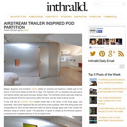 Airstream Trailer Inspired Pod Partition