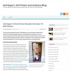 Airtripper's 3D Printer Direct Drive Bowden Extruder V3 BSP