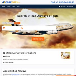 Etihad Airways - Etihad Flights - Cheap Flights - FareCopy.com