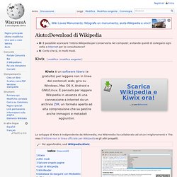 Aiuto:Download di Wikipedia