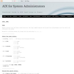 AIX for System Administrators