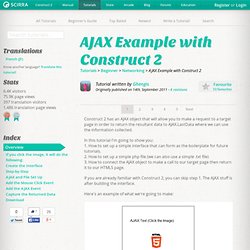 AJAX Example with Construct 2