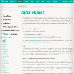 AJAX object