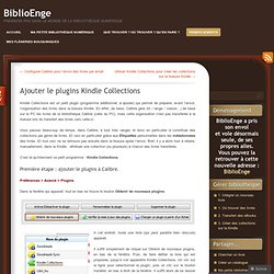 Ajouter le plugins Kindle Collections « BiblioEnge