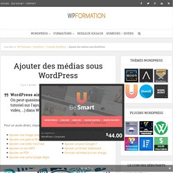 Ajouter des médias sous WordPress