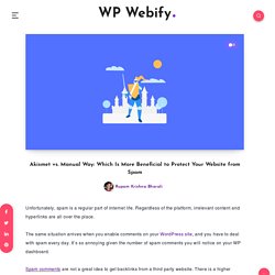 Akismet vs. Manual Way: Best Way Protect Your Website from Spam?