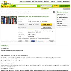 Aktionspreis billig Geschenkidee Technisches Englisch -> Hood.de