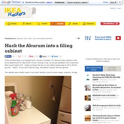 Hack the Akurum into a filing cabinet