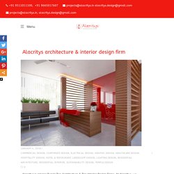 Alacritys architecture & interior design firm - Alacritys