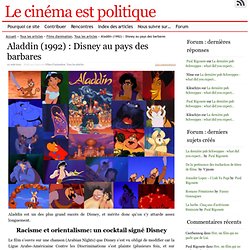 Aladdin (1992) : Disney au pays des barbares