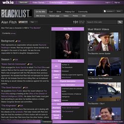 Alan Fitch - The Blacklist Wiki