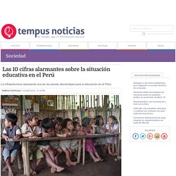 Las 10 cifras alarmantes sobre la situación educativa en el Perú