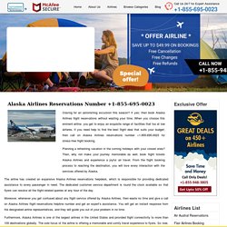 Alaska Airlines Flight Reservations +1-855-695-0023