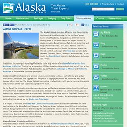 Alaska Railroad Trips, Rail Tours