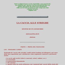 www.alateus.it - CACCIA ALLE STREGHE