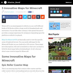 5 Innovative Maps for Minecraft