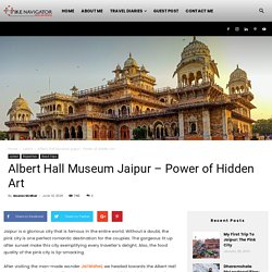 Albert Hall Jaipur Architecture