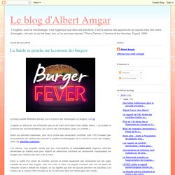 BLOG D ALBERT AMGAR 26/03/19 La Suède se penche sur la cuisson des burgers