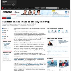 8 Alberta deaths linked to ecstasy-like drug - Calgary