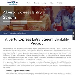 Alberta Express Entry Program