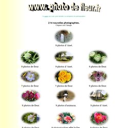 Album photos de fleurs
