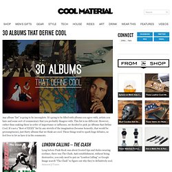 30 Albums That Define Cool