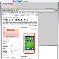 Alcatel One Touch Fire - Scheda tecnica telefono cellulare