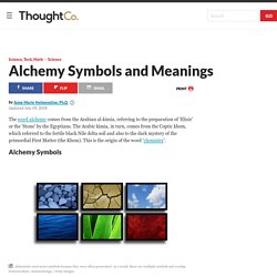 Alchemy Symbols and Meanings