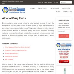 Alcohol and ETG Drug Facts & Effects of Drinking