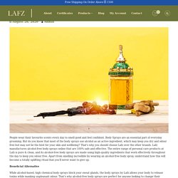 "Alcohol-Free Body Spray for Everyday Grooming - The Lafz"