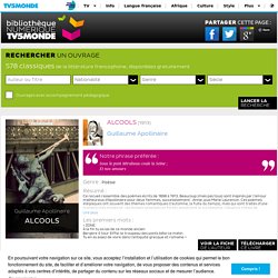 Alcools - Bibliothèque NUMERIQUE TV5MONDE
