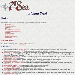 Aldana Steel: Links