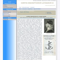 ALDO MANUZIO IL GIOVANNE