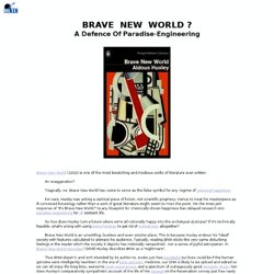 Aldous Huxley : Brave New World