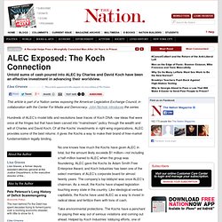 ALEC Exposed: The Koch Connection