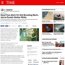 Dead Tree Alert: It’s Not Breaking Bad’s Job to Punish Walter White