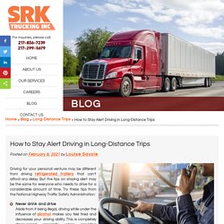 How to Stay Alert Driving in Long-Distance Trips