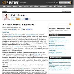 Is Alessio Rastani a Yes Man?