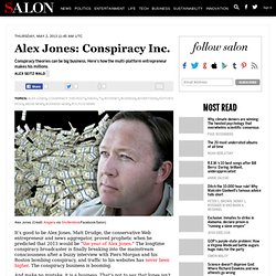 Alex Jones: Conspiracy Inc.