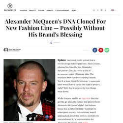 Alexander McQueen DNA Fashion Line Pure Human