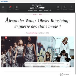 Alexander Wang-Olivier Rousteing : la guerre des clans mode ?