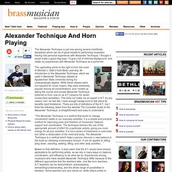 Alexander Technique and Horn Playing