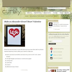 DIY Design Community « Keywords: card, Alexander_Girard, heart, Mid-Century