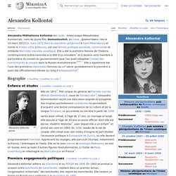 Alexandra Kollontaï