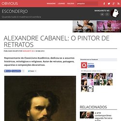 alexandre cabanel: o pintor de retratos