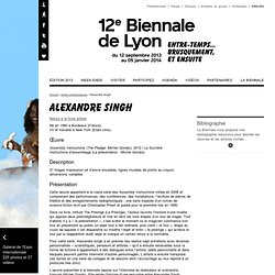 Sept. 13, Biennale d'Art Contemporain de Lyon