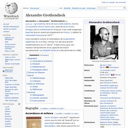 Alexandre Grothendieck