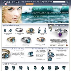 Alexandrite Jewelry - Rings, Earrings and Pendants