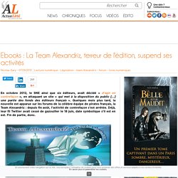 Team Alexandriz,N°1 sur les ebooks FR