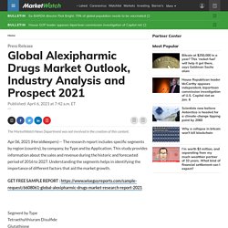 May 2021 Report on Global Alexipharmic Drugs Market Overview, Size, Share and Trends 2021-2026
